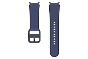 Samsung Two-tone Sport Band for all Galaxy Watch4/Watch5 (20mm, S/M) in Navy (ET-STR90SNEGEU)