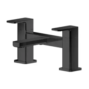 Nuie Windon Deck Mounted Bath Filler - Matt Black