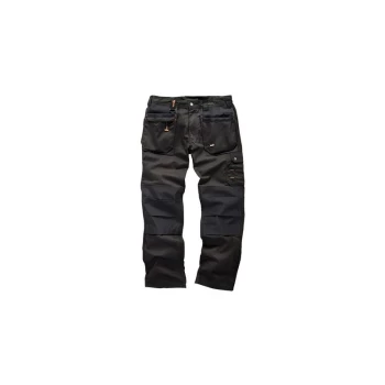 T51792 Worker Plus Trouser Black 28R - Scruffs