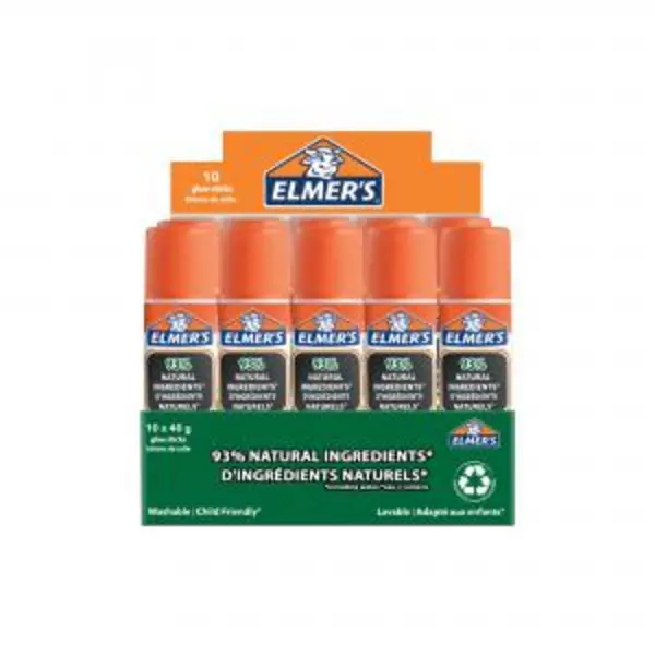 Elmers 40g Pure Glue Stick Box of 10 33353J GJQ33353J