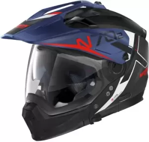 Nolan N70-2 X Bungee N-Com Helmet, black-blue, Size 2XL, black-blue, Size 2XL