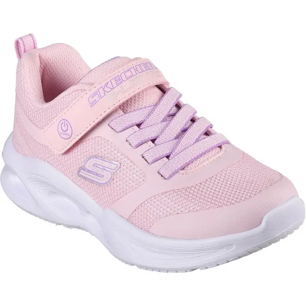 Skechers Girls Sola Glow Lightweight Trainers UK Size 12.5 (EU 31) Light Pink SKE2213-LTPK-12.5