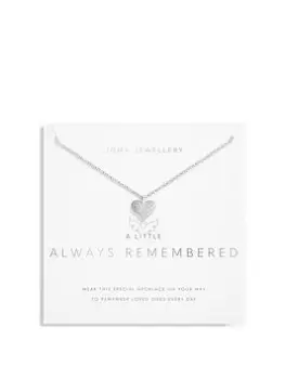 Joma Jewellery A LITTLE ALWAYS REMEMBERED NECKLACE, Silver, Women