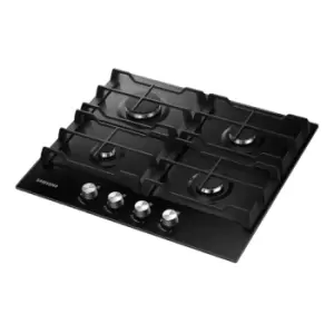 Samsung NA64H3000AK 60cm 4 Burner Gas Hob with Cast Iron Grates