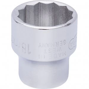 Elora 3/8" Drive Bi Hexagon Socket Metric 3/8" 18mm