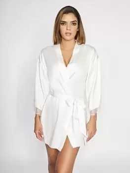 Ann Summers Nightwear & Loungewear Cherryann Robe - White Size M Women