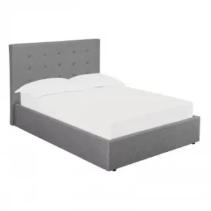 Other Lucca Grey King Size Bed WOOD, FABRIC