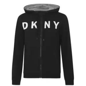 DKNY Lounge Zip Hoodie - Black