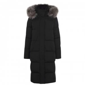 Firetrap Long Padded Jacket Ladies - Black