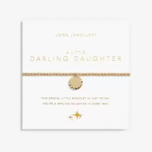 Gold Darling Daughter Gold 17.5cm Stretch Bracelet 6179