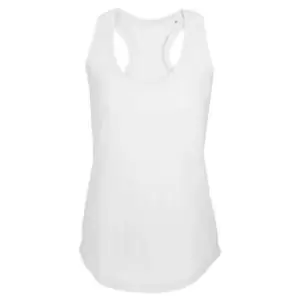 SOLS Womens/Ladies Moka Plain Sleeveless Tank Top (S) (White)