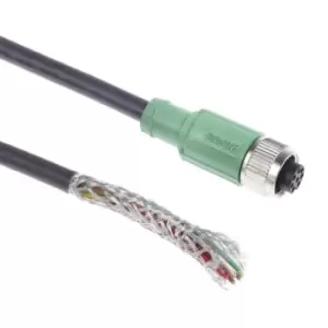 Phoenix Contact Sac-8P-10,0-Pur/m12Fs Sh Sensor Cable, 8Pos, M12 Socket, 10M