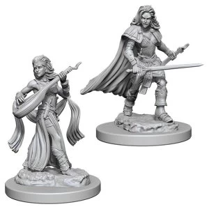 Pathfinder Deep Cuts Unpainted Miniatures (W4) - Human Female Bard