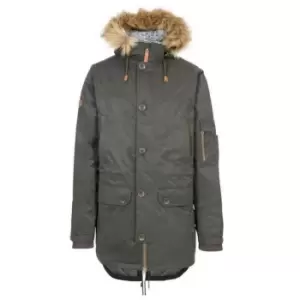 Trespass Mens Pyworthy Waterproof Parka (XXS) (Olive)