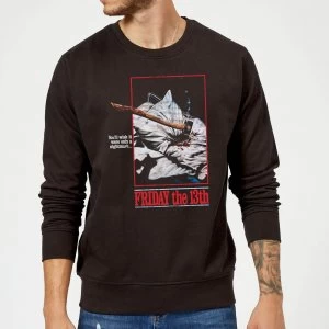 Friday the 13th Axe Attack Retro Poster Sweatshirt - Black - 5XL