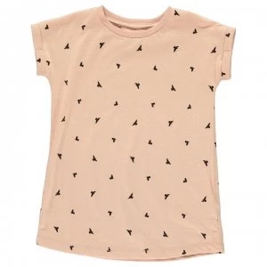 Firetrap Boyfriend T Shirt Infant Girls - Blush AOP