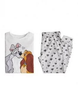 Mango Girls Lady And The Tramp Pyjamas - White