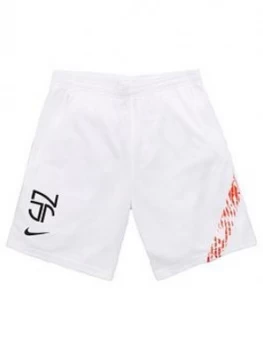 Boys, Nike Youth Academy Neymar Junior Shorts - White/Black, Size L