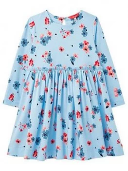 Joules Girls Hampton Posey Dress - Blue