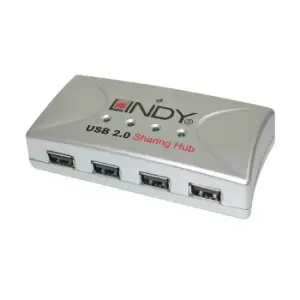 Lindy USB 2.0 4 Port Sharing Hub