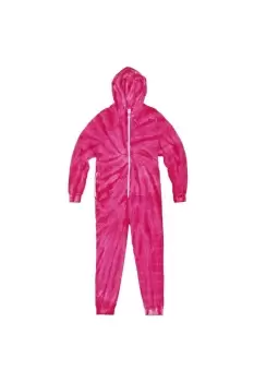 Full Zip Tonal Spider Tie Dye Onesie