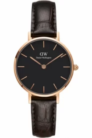 Ladies Daniel Wellington Classic Petite 28 York Black Watch DW00100226