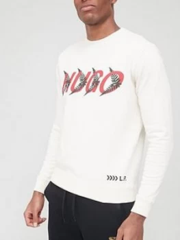 Hugo Boss Dakazie Logo Sweatshirt White Size L Men