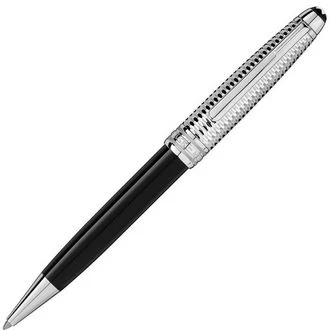 Mont Blanc - Meisterstuck Doue Geometry Classique Ballpoint Pen - Ballpoint Pens - Black