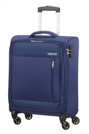 American Tourister Heat Wave Spinner Blue Suitcase