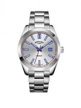 Rotary Rotary Henley Silver Dial Stainless Steel Bracelet Watch