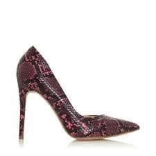 Head Over Heels by Dune Pink 'Capris' High Stiletto Heel Court Shoes - 3