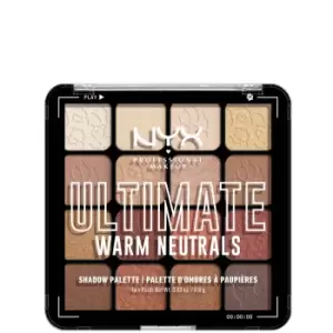 NYX Professional Makeup Ultimate Shadow Palette Vegan 16-Pan - Warm Neutrals