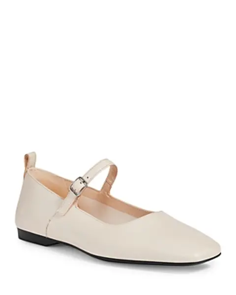 Vagabond Womens Delia Mary Jane Buckled Ballet Flats