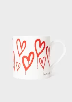 Paul Smith 'Graffiti Heart' Bone China Mug