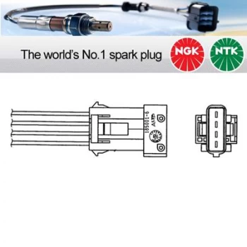 1x NGK NTK Oxygen O2 Lambda Sensor OZA659-EE4 OZA659EE4 (0378)