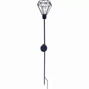 Luxform Solar Metal Wire Stake LED Light Diamond 26183