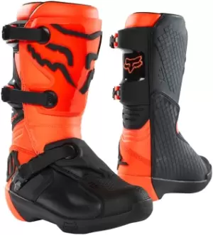 FOX Comp Youth Motocross Boots, black-orange, Size 41, black-orange, Size 41