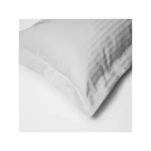 Belledorm Hotel Suite Satin Stripe 540 Thread Count 100% Cotton Oxford Pillow Case, Platinum