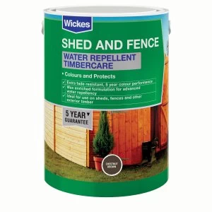 Wickes Water Repellent Timbercare - Chestnut Brown 5L