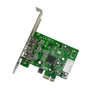 Startech 3 Port 2b 1a 1394 PCI Express FireWire Card Adapter