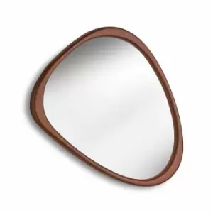 Nielsen Savena Pebble Walnut Accent Mirror, 38 x 30cm