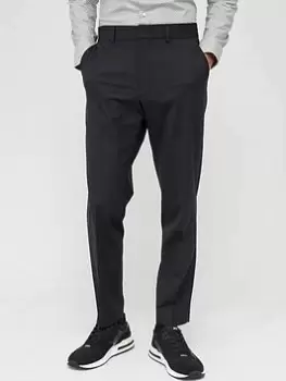 BOSS P-genius-cw-wg-233 Slim Fit Formal Trousers - Black, Size 52=Uk36In, Men