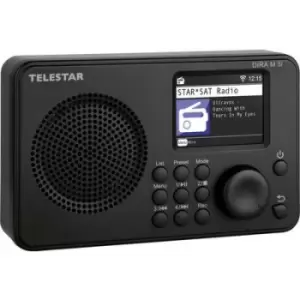 Telestar DIRA M 5i Internet desk radio Internet Bluetooth, DLNA, USB, WiFi, Internet radio Recording mode, DLNA-compatible, Alarm clock Black