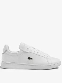 Lacoste Carnaby Pro Bl 23 Trainers - White, Size 4 Older