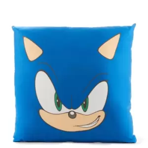 Sonic The Hedgehog Sonic Face Square Cushion - 50x50cm