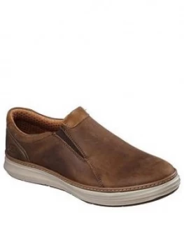 Skechers Moreno Slip-on Shoes - Brown, Size 10, Men