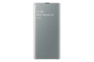 Samsung Galaxy S10 5G Clear View Cover White (EF-ZG977CWEGWW)