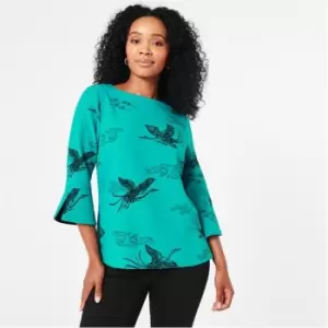 Biba BIBA Contour Cuff Shell Blouse - Green