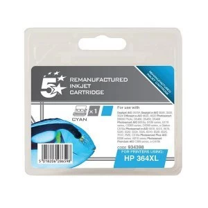 5 Star Office HP 364XL Cyan Ink Cartridge