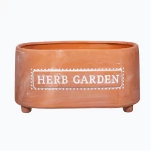 Herb Garden Terracotta Trough Planter